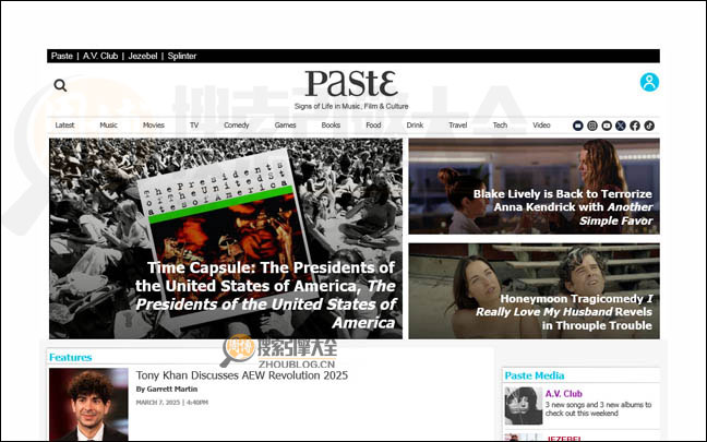 PasteMagazine首页缩略图