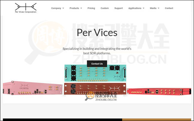 Pervices首页缩略图