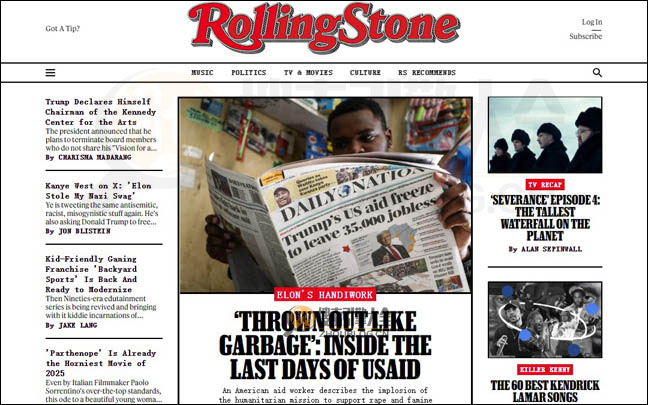 RollingStone首页缩略图