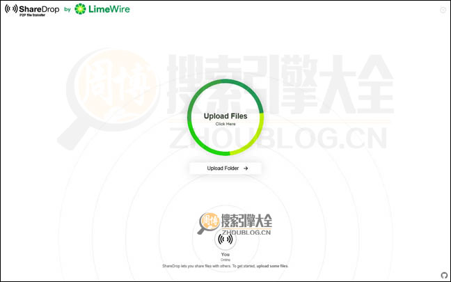 ShareDrop首页缩略图