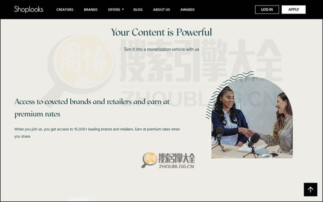 Shoplooks首页缩略图2