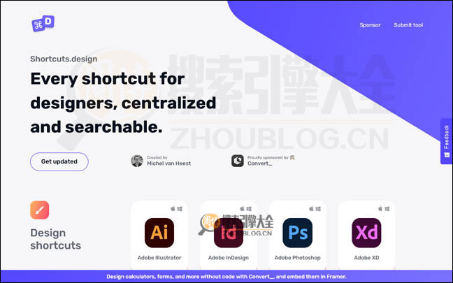 ShortcutsDesign首页缩略图
