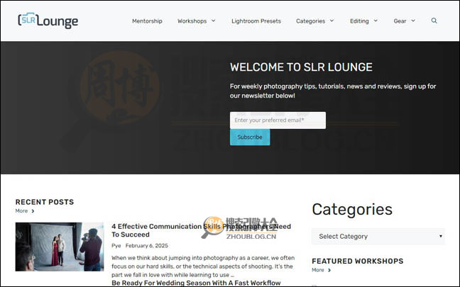 SlrLounge首页缩略图