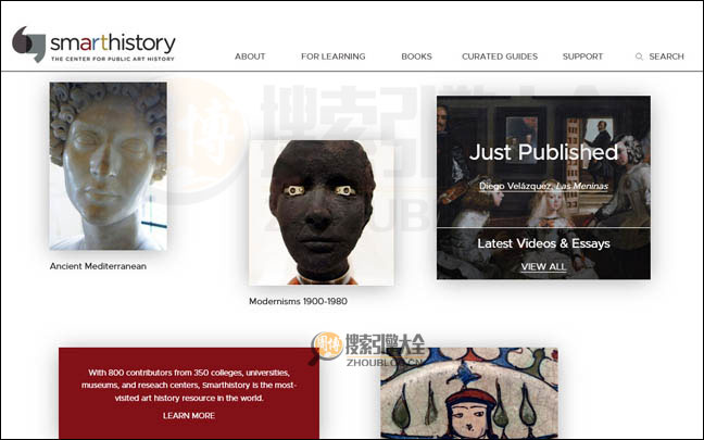 SmarThistory首页缩略图