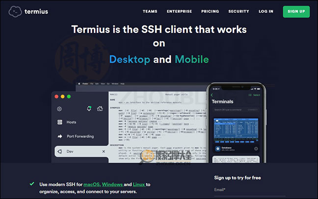 Termius首页缩略图