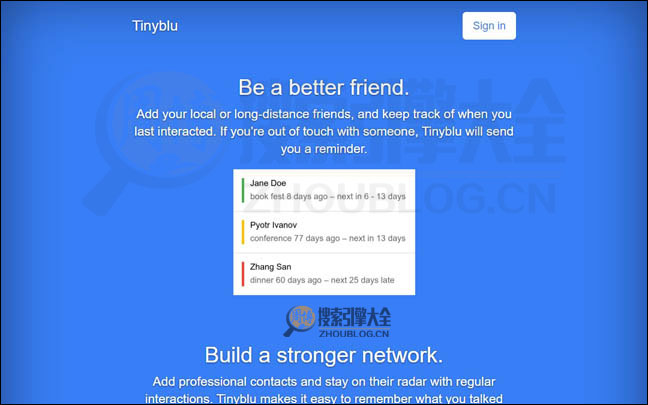 Tinyblu首页缩略图