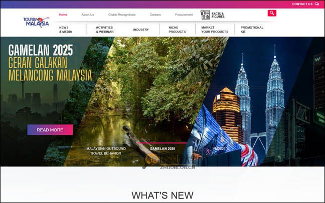 Tourism：马来西亚旅游局官网