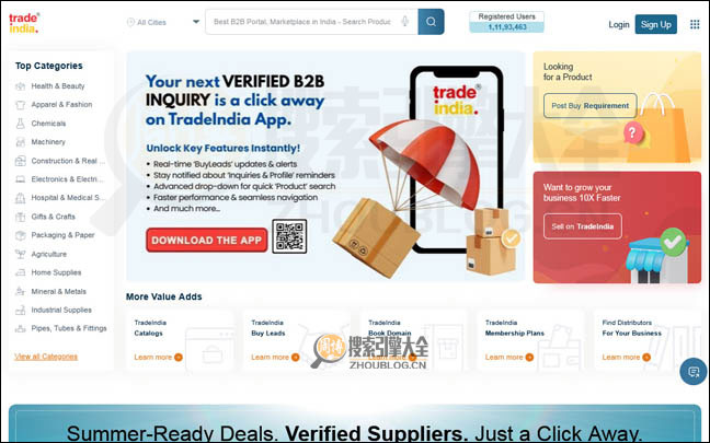 TradeIndia：印度贸易网