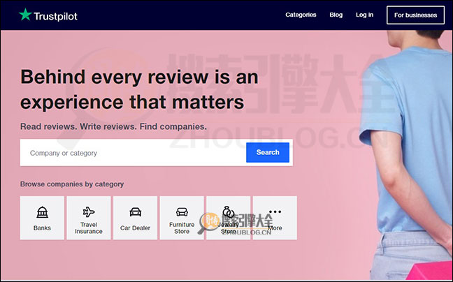 Trustpilot首页缩略图