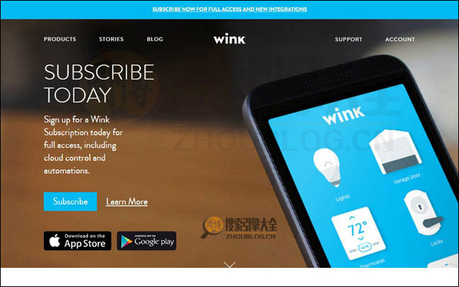 WinkApp首页缩略图