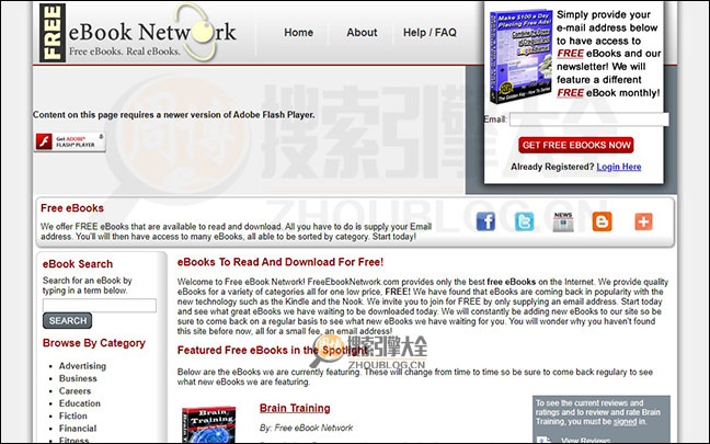 Free eBook Network首页缩略图